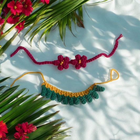 Labubu’s Hawaiian Luau Bikini Set